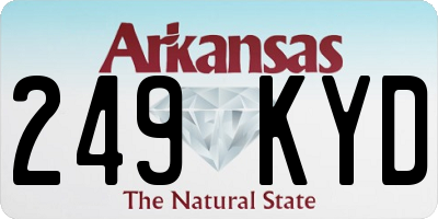 AR license plate 249KYD