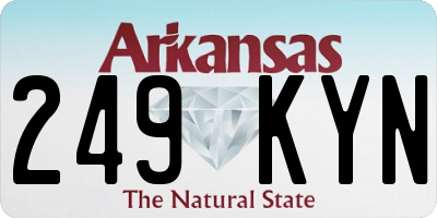 AR license plate 249KYN