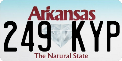 AR license plate 249KYP