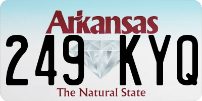 AR license plate 249KYQ