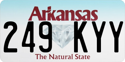 AR license plate 249KYY