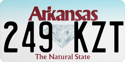 AR license plate 249KZT