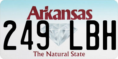 AR license plate 249LBH