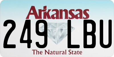 AR license plate 249LBU