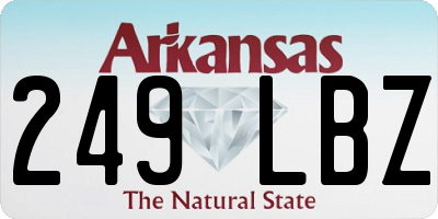 AR license plate 249LBZ