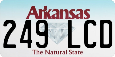 AR license plate 249LCD
