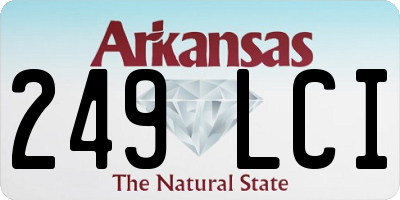 AR license plate 249LCI