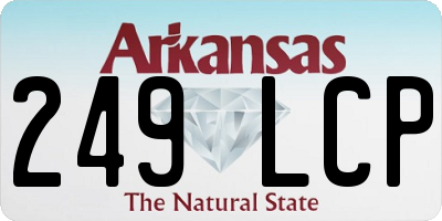 AR license plate 249LCP