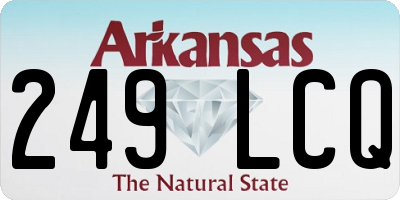 AR license plate 249LCQ