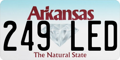 AR license plate 249LED