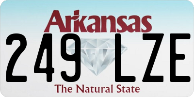 AR license plate 249LZE