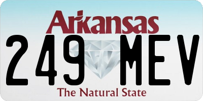 AR license plate 249MEV