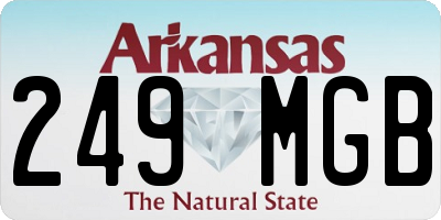 AR license plate 249MGB