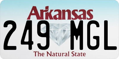 AR license plate 249MGL