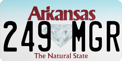 AR license plate 249MGR