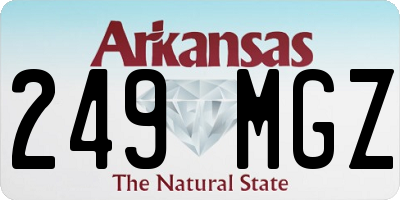 AR license plate 249MGZ