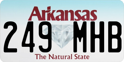 AR license plate 249MHB