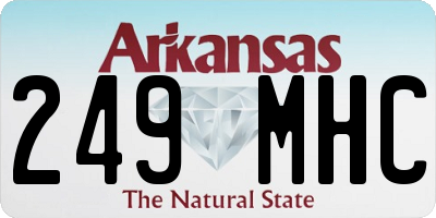 AR license plate 249MHC