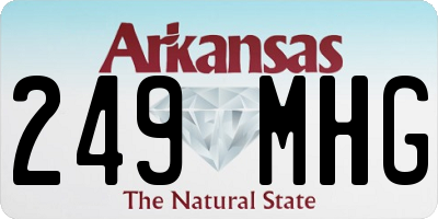 AR license plate 249MHG