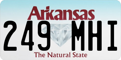 AR license plate 249MHI