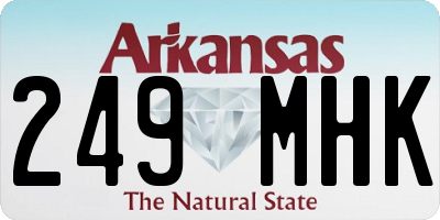 AR license plate 249MHK