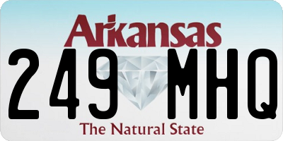 AR license plate 249MHQ