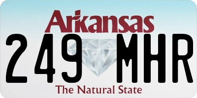 AR license plate 249MHR
