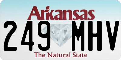 AR license plate 249MHV