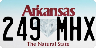 AR license plate 249MHX