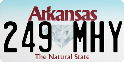 AR license plate 249MHY