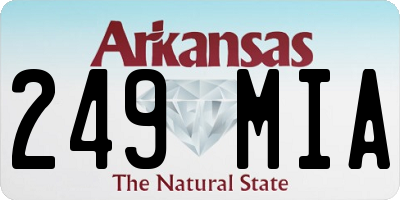 AR license plate 249MIA