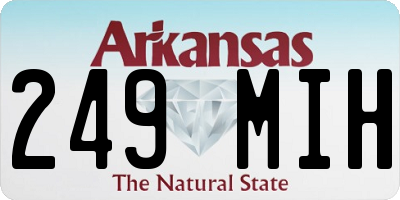 AR license plate 249MIH