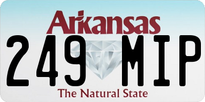 AR license plate 249MIP