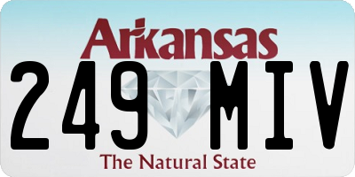 AR license plate 249MIV