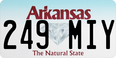 AR license plate 249MIY