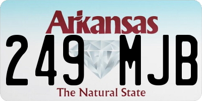AR license plate 249MJB