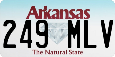 AR license plate 249MLV