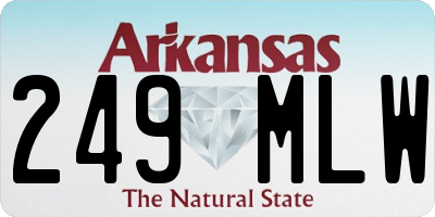 AR license plate 249MLW