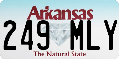 AR license plate 249MLY
