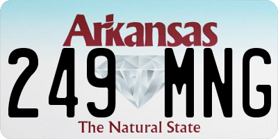 AR license plate 249MNG