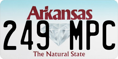 AR license plate 249MPC