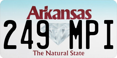 AR license plate 249MPI