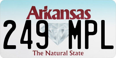 AR license plate 249MPL