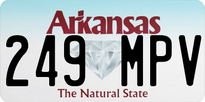 AR license plate 249MPV