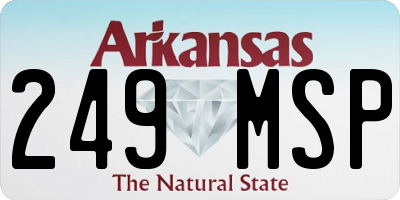 AR license plate 249MSP