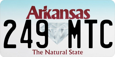 AR license plate 249MTC