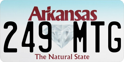 AR license plate 249MTG