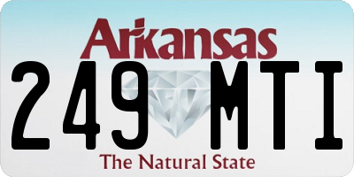 AR license plate 249MTI