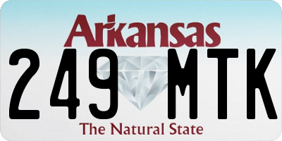 AR license plate 249MTK