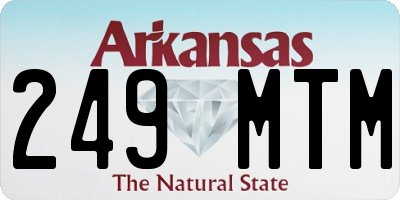AR license plate 249MTM